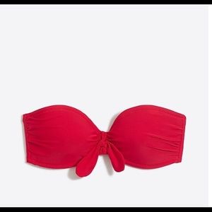 J Crew Bandeau Bikini with Ruffled Bikini Bottoms